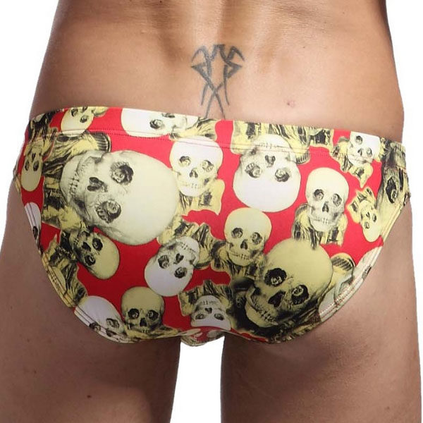 Skull Bikini Brief Back