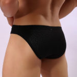 Pull Ring Mesh Briefs Back