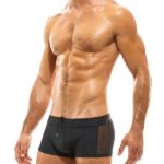 Wind Surf Beach Shorts Black side