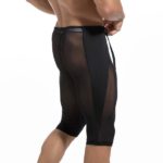 Footballer Compression Shorts Black Side