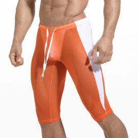 Footballer Compression Shorts Orange