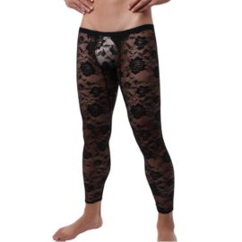 Lace Rose Long John Black